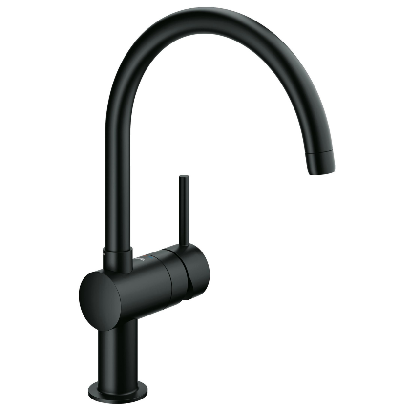 32917KS0 *Смеситель для мойки GROHE Minta, черный бархат