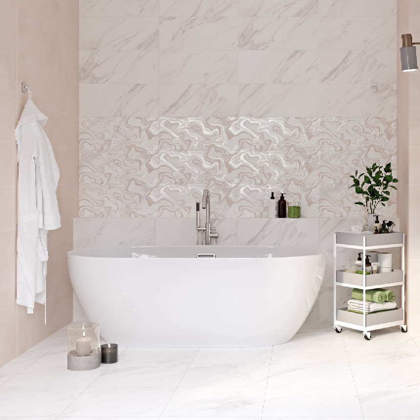 Galaxy light pink mosaic wall 02 Плитка облицовочная  250*600