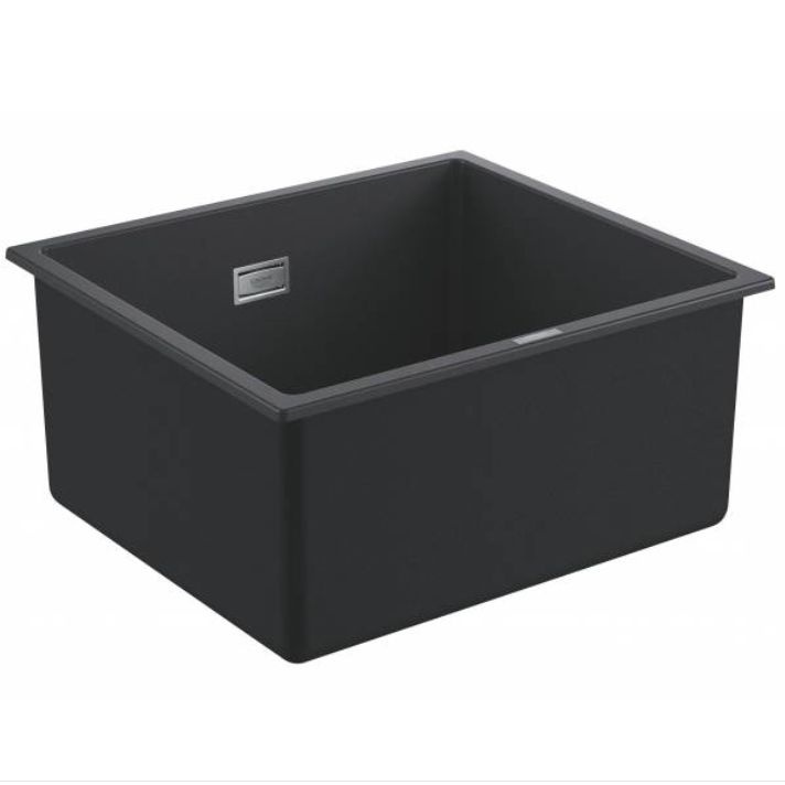 31653AP0 Мойка GROHE K700U с одной чашей, 457 x 406 мм, черный гранит