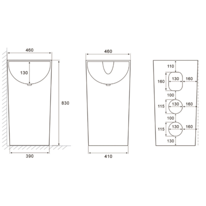 Раковина отдельностоящая Minotti Jolly