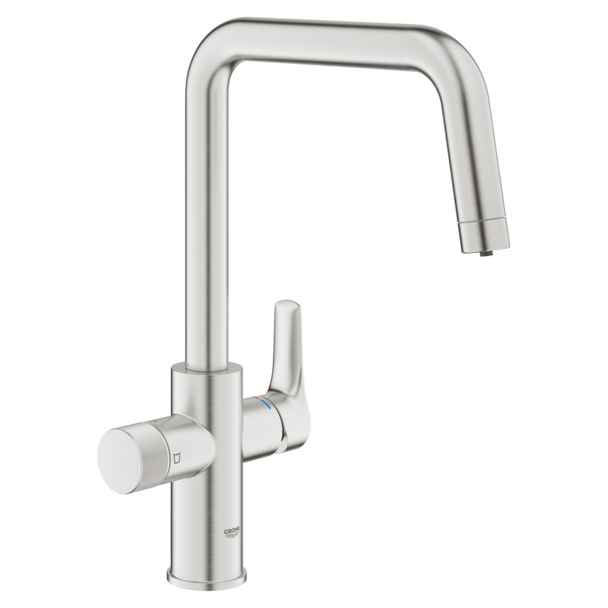 30583DC0 Смеситель для мойки GROHE Blue Pure Eurosmart, суперсталь