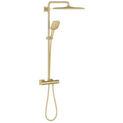 26837GN0 Душевая система с термостатом GROHE Rainshower SmartActive 310 Cube, холодный рассвет мат