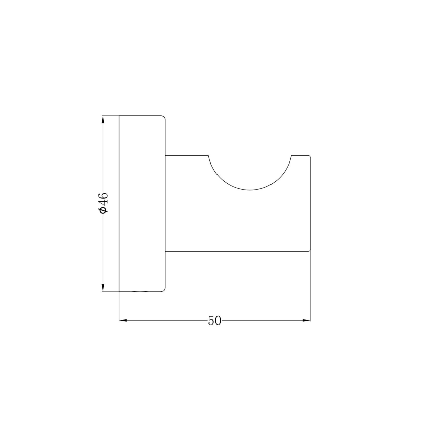 Крючок Minotti Style gun metal