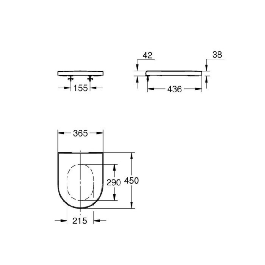 102501SH00 *Сиденье для унитаза GROHE Euro Ceramic с микролифтом, альпин-белый