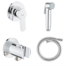 129188 *Гигиеналық душы бар жиынтық GROHE BauEdge, хром