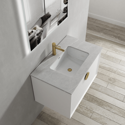 Тумба для ванной комнаты в комплекте с раковиной Minotti Bello 80см