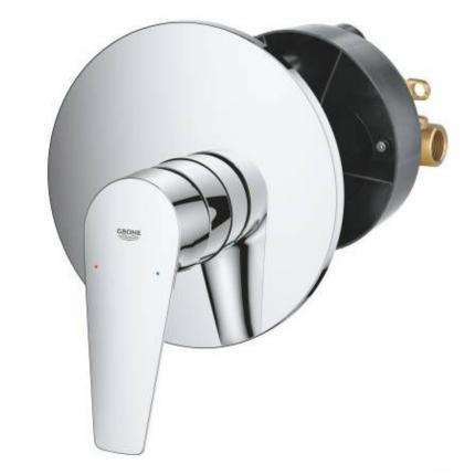 29078001 *Смеситель для душа скрытого монтажа GROHE Bauedge, готовый комплект, хром