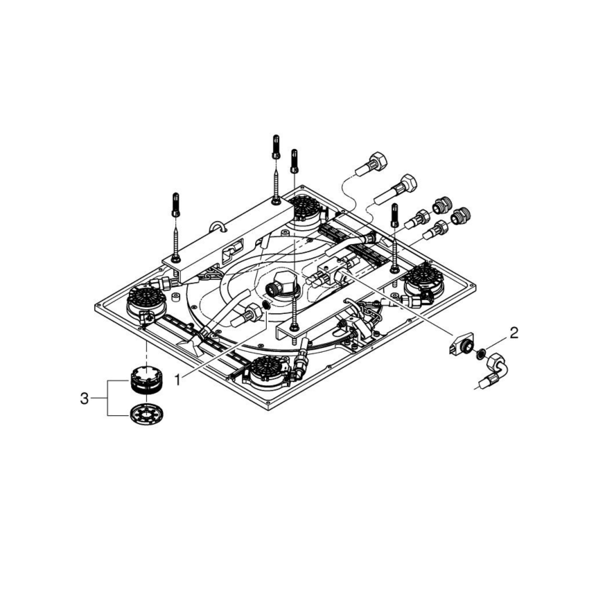 27939001 Потолочный душ GROHE Rainshower F-series