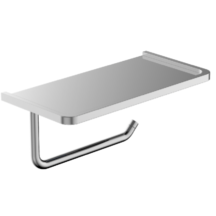 Бумагодержатель с полкой Minotti Unico Chrome