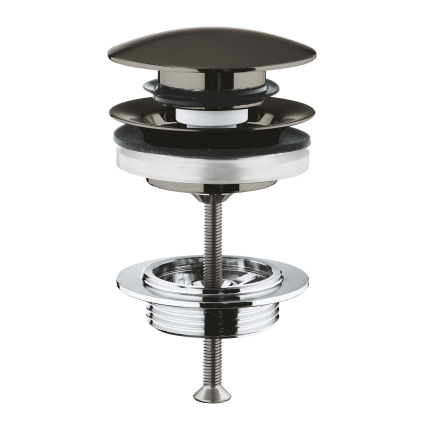 65807AL0 Донный клапан для раковины GROHE, темный графит матовый