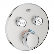 29119DC0 *Внешняя часть смесителя GROHE Grohtherm SmartControl на 2 выхода. суперсталь