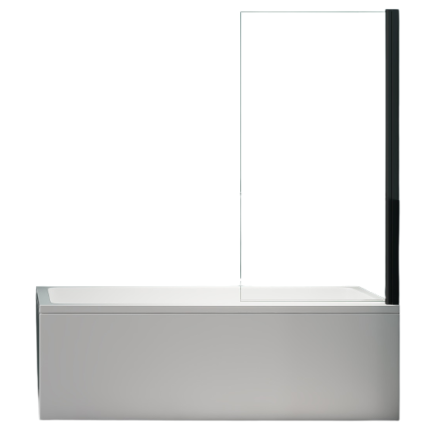 Шторка для ванны Minotti Vetro  800*1400 black