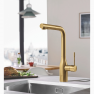 30270GN0 Смеситель для кухни GROHE Essence New, L-излив, холодный рассвет матовый