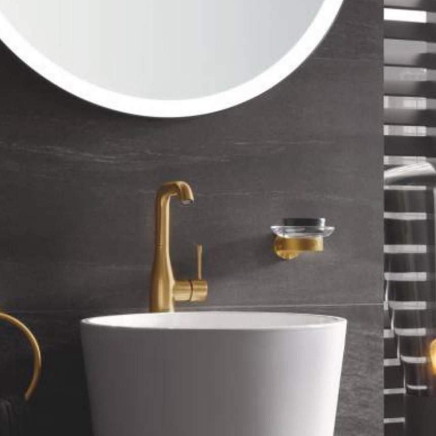 32628GN1 GROHE Essence New Смеситель для раковины  с донным клапаном, L-Size, холодный рассвет глянец