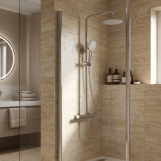 Душевая система с термостатом Minotti Unico Chrome