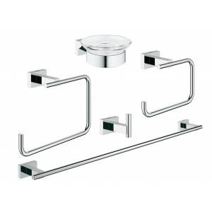 40758001 Набор аксессуаров GROHE Essentials Cube (5 предметов), хром