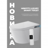 Подвесной Унитаз Minotti Luxury Smart Toilet  в комплекте с инсталляцией, клавишей смыва и пультом