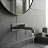 Смеситель скрытого монтажа для раковины на два отверстия Minotti Style gun metal