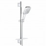 26583000 GROHE Rainshower SmartActive Душевой гарнитур  130 Cube, 3 вида струй, хром