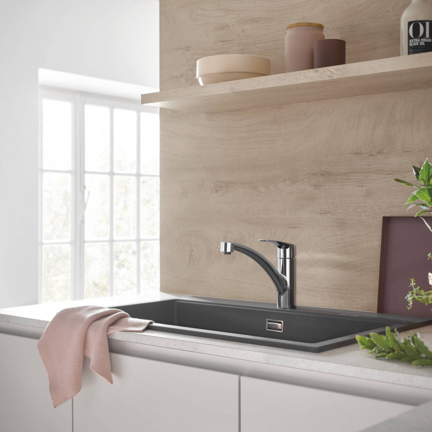 33281003 Смеситель для мойки GROHE Eurosmart 2021, хром