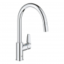 30536000 Смеситель для мойки Grohe BauEdge, с выдвижной лейкой, хром