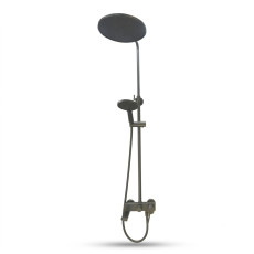 Душевая система c изливом для ванны Minotti Classic Gun Metal