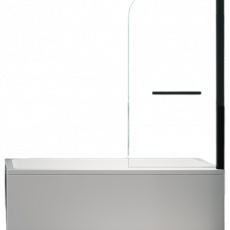 Шторка для ванны Minotti Classic с держателем 1000*1400 black