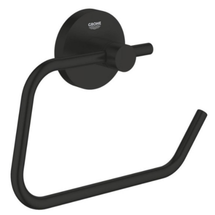 1024722430 Держатель для туалетной бумаги GROHE Essentials, черный матовый