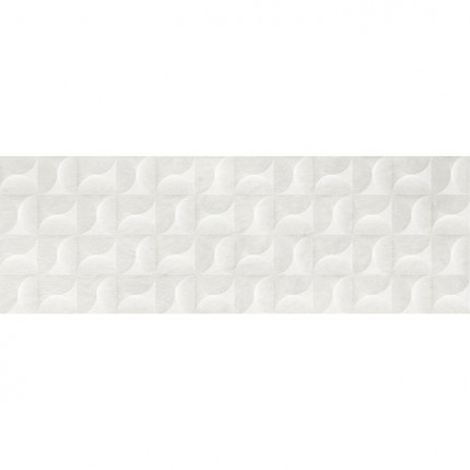 Lauretta white wall 04 Плитка облицовочная рельефная  300*900 РАСПРОДАЖА