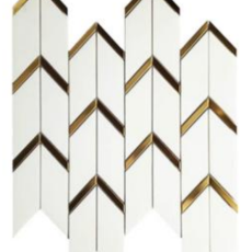 Тас мозаика FSM2018 polish stone with metal 305*325