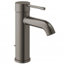 23589AL1 Смеситель для раковины GROHE Essence+ с донным клапаном, S-size, темный графит матовый