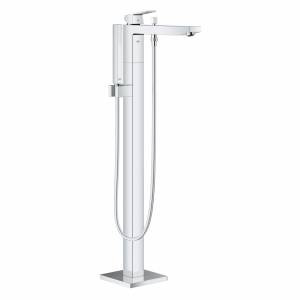 23672001 GROHE Eurocube Смеситель для ванны, свободностоящий, с ручным душем, хром