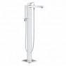 23672001 GROHE Eurocube Смеситель для ванны, свободностоящий, с ручным душем, хром
