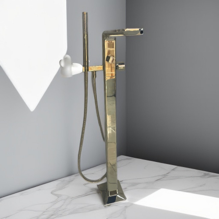 Напольный смеситель Minotti Nuovo Champagne Gold