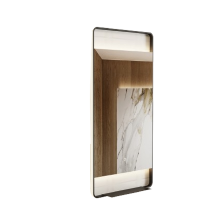 Зеркало с полкой и подсветкой Minotti SmartLine Black