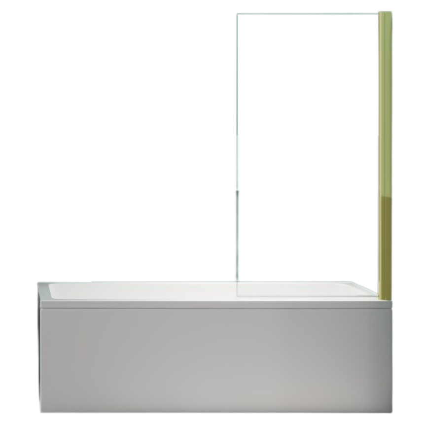 Шторка для ванны Minotti Vetro  800*1400 gold