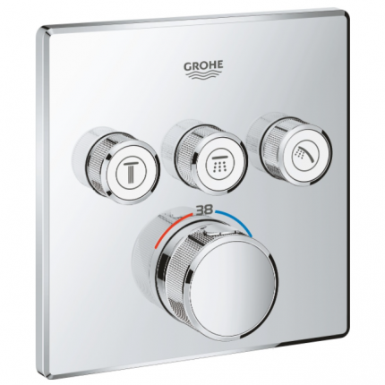 34706000 *Набор для комплектации душа GROHE SmartControl CUBE 310, хром