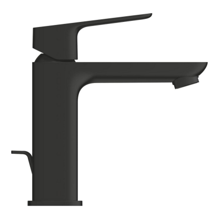 1017492430 *Смеситель для раковины GROHE Cubeo с донным клапаном, M-Size, матовый черный