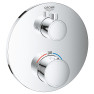 24076000 *Душқа арналған араластырғыштың сыртқы бөлігі GROHE Grohtherm, 2 позициялы, хром