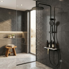Душевая система Minotti Spring Black