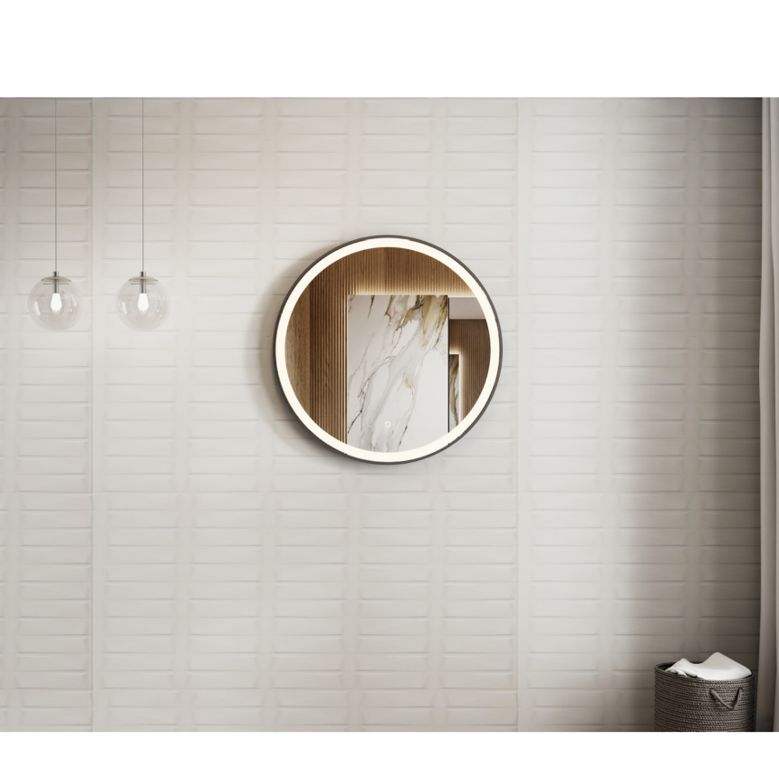 Зеркало Minotti Diamond Black DA800 с подсветкой