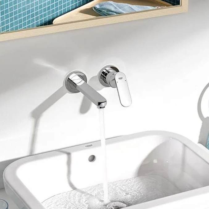 19381000 *Внешняя часть смесителя для раковины GROHE Eurosmart Cosmopolitan, на два отверстия, хром