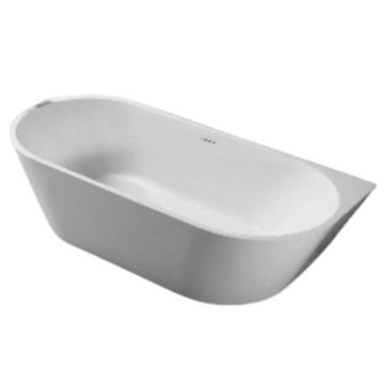 Отдельностоящая  акриловая ванна  LUSSO Urban 1700*800 mattwhite