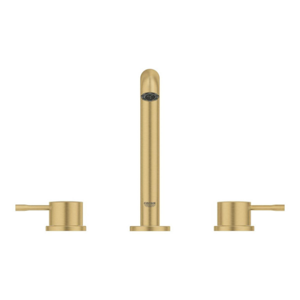 20296GN1 *Смеситель для раковины GROHE Essence на 3 отверстия с донным клапаном,холодный рассвет мат