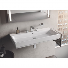 3938600H Раковина GROHE Cube Ceramic, подвесная 100 см, альпин-белый РАСПРОДАЖА