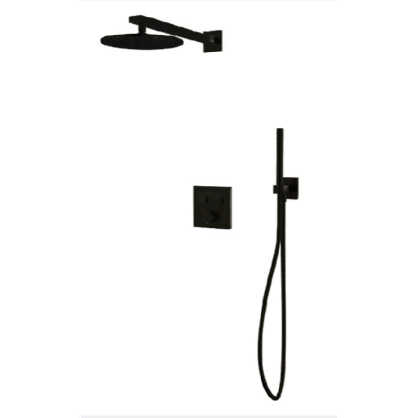 Душевая система скрытого монтажа Minotti Alto Black