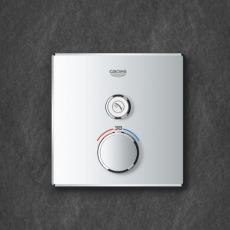 29123000 *Внешняя часть смесителя GROHE Grohtherm SmartControl на 1 выход, хром