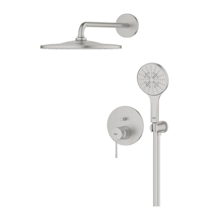 25287DC0 *Набор для комплектации душа GROHE Essence 310, суперсталь