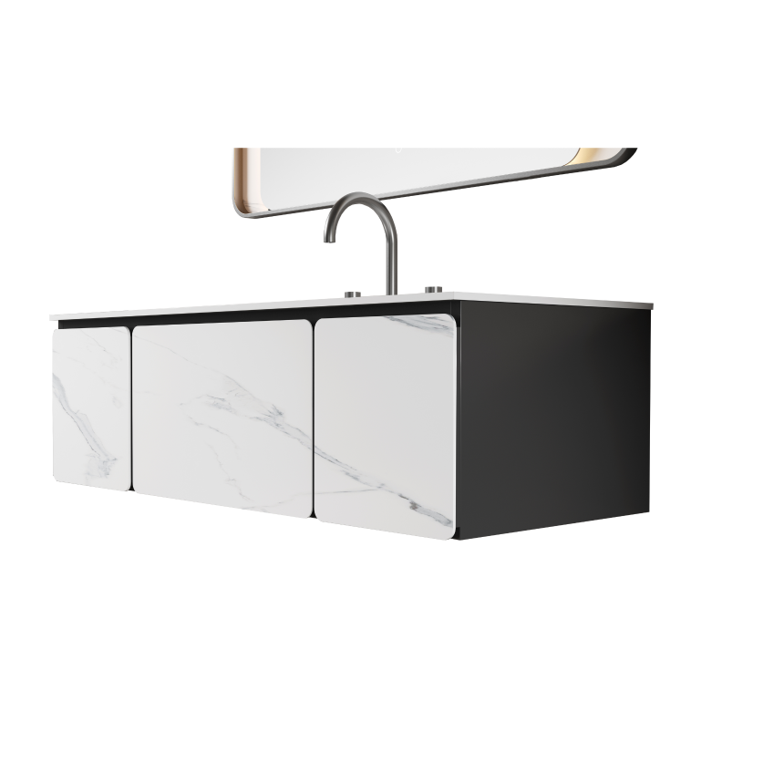 Тумба для ванной комнаты в комплекте со столешницей и раковиной Minotti ...