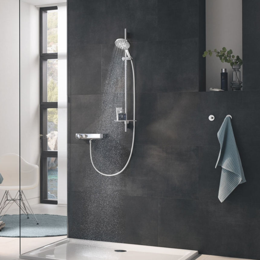 26593000 Набор для душа GROHE Rainshower SmartActive 150, 3 вида струи, хром
